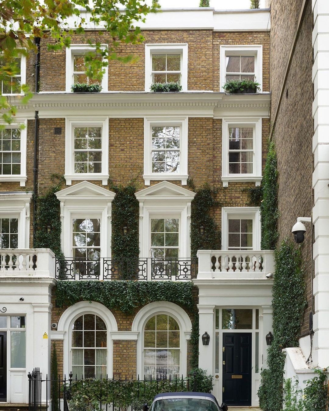 Listed building with restored timber sash windows in Belfast