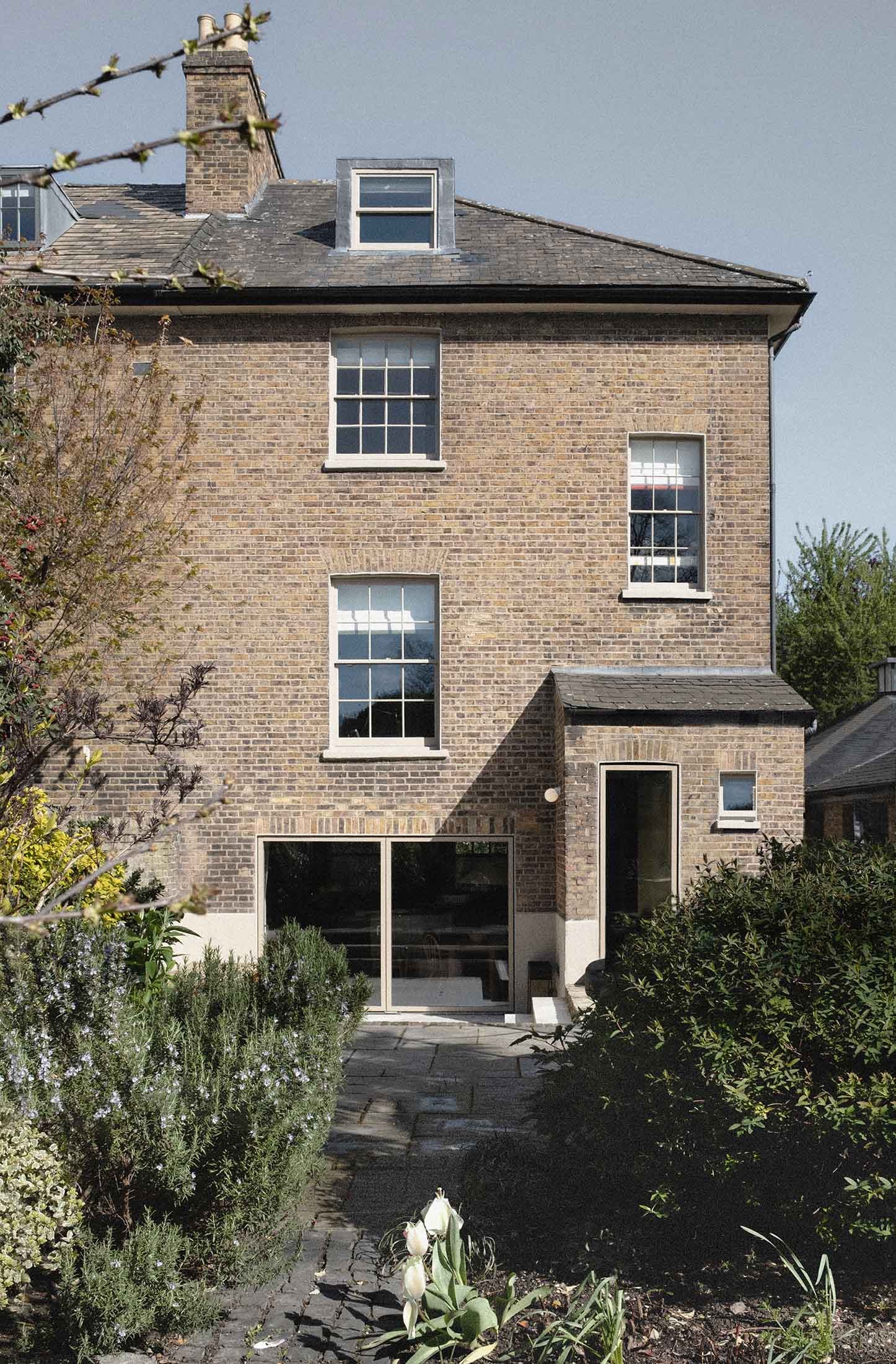 Georgian country house with heritage sash windows