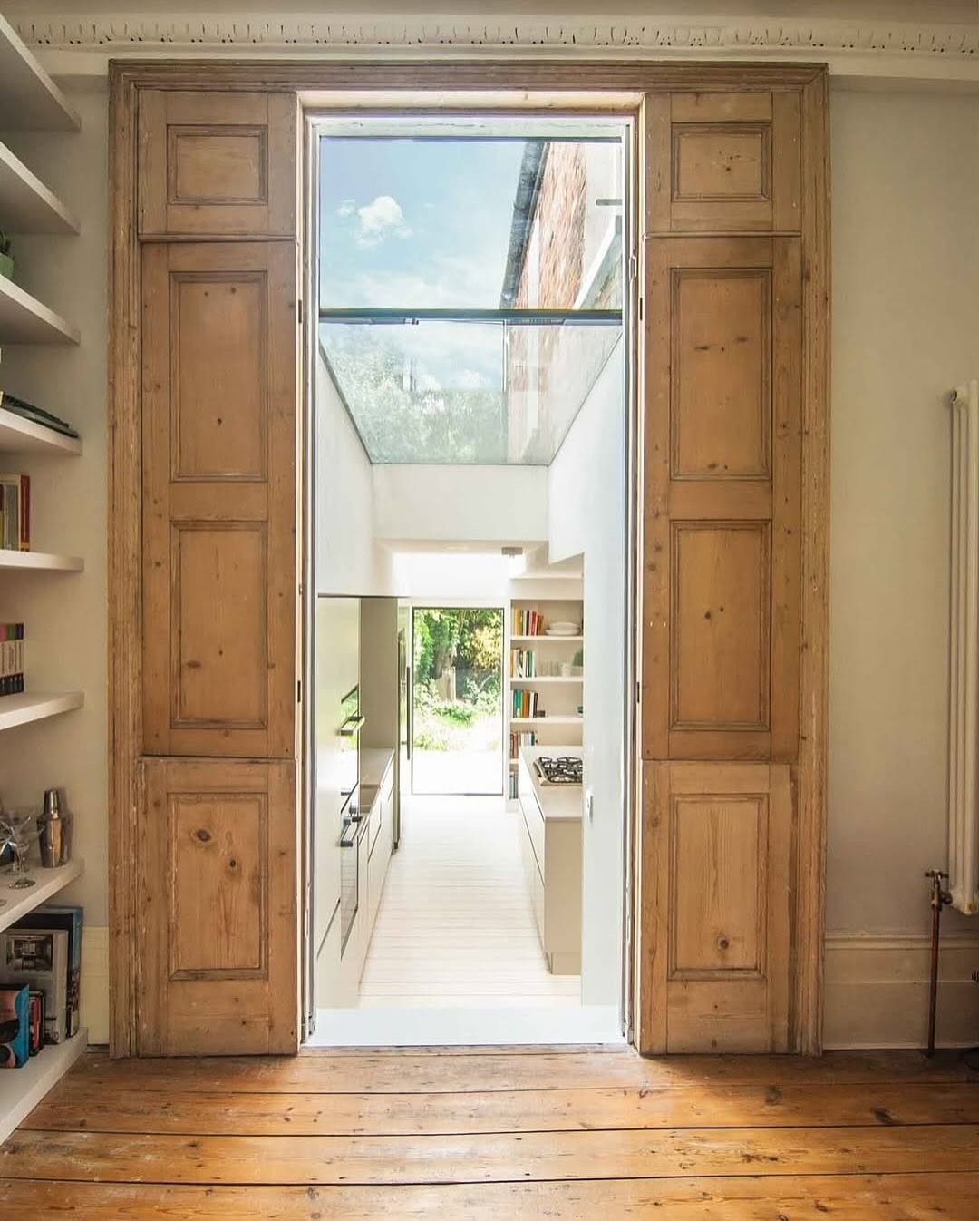 Heritage shutters with period hardware